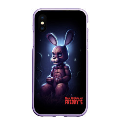 Чехол iPhone XS Max матовый Бонни Фнаф