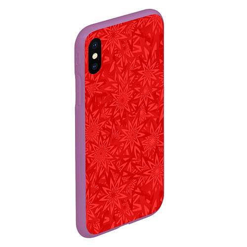 Чехол iPhone XS Max матовый Энергия сила / 3D-Фиолетовый – фото 2