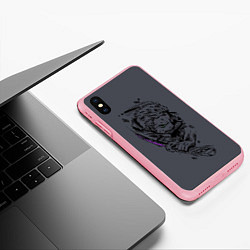 Чехол iPhone XS Max матовый One Piece - Roronoa Zoro, цвет: 3D-баблгам — фото 2