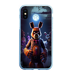 Чехол iPhone XS Max матовый Five Nights at Freddy