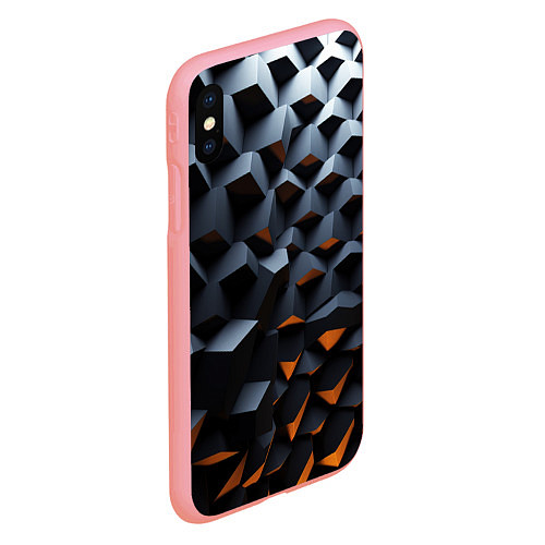 Чехол iPhone XS Max матовый Объемные углы / 3D-Баблгам – фото 2