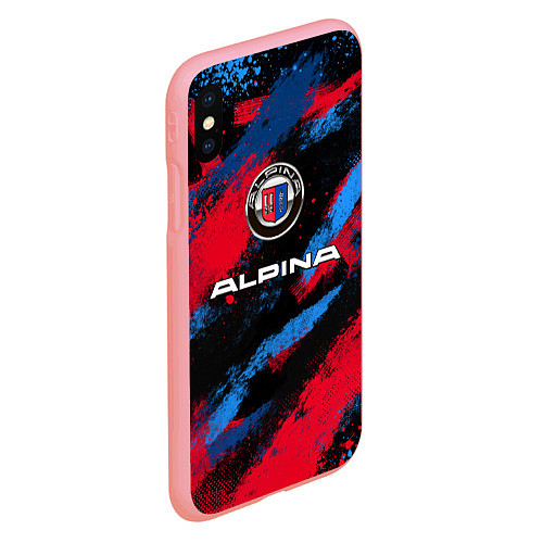 Чехол iPhone XS Max матовый Alpina - BMW colors / 3D-Баблгам – фото 2