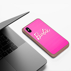 Чехол iPhone XS Max матовый Барби - Фильм, цвет: 3D-коричневый — фото 2