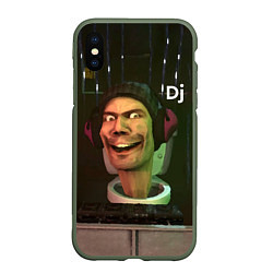 Чехол iPhone XS Max матовый Skibidi Toilet Dj