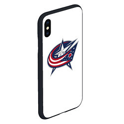 Чехол iPhone XS Max матовый Columbus blue jackets - Sergey Bobrovsky, цвет: 3D-черный — фото 2