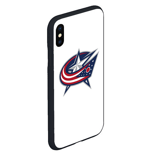 Чехол iPhone XS Max матовый Columbus blue jackets - Sergey Bobrovsky / 3D-Черный – фото 2