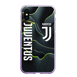 Чехол iPhone XS Max матовый Juventus dark green logo