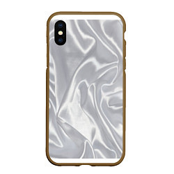 Чехол iPhone XS Max матовый White Silk