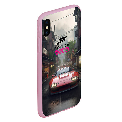 Чехол iPhone XS Max матовый Forza Horizon game / 3D-Розовый – фото 2