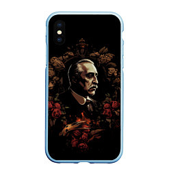 Чехол iPhone XS Max матовый Портрет Дон Вито Корлеоне