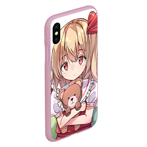 Чехол iPhone XS Max матовый Touhou Project Flandre Scarlet / 3D-Розовый – фото 2