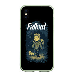 Чехол iPhone XS Max матовый Fallout boy