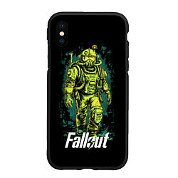 Чехол iPhone XS Max матовый Fallout poster game