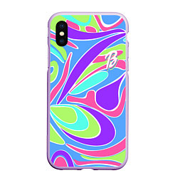 Чехол iPhone XS Max матовый Костюм Barbie Totally Ultra Hair brunette, цвет: 3D-сиреневый