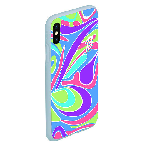 Чехол iPhone XS Max матовый Костюм Barbie Totally Ultra Hair brunette / 3D-Голубой – фото 2