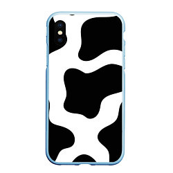 Чехол iPhone XS Max матовый Кожа коровы