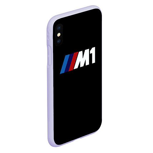 Чехол iPhone XS Max матовый Bmw sport formula 1 / 3D-Светло-сиреневый – фото 2