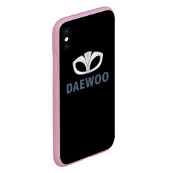 Чехол iPhone XS Max матовый Daewoo sport auto, цвет: 3D-розовый — фото 2