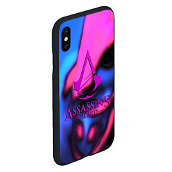 Чехол iPhone XS Max матовый Кредо убийцы, цвет: 3D-черный — фото 2