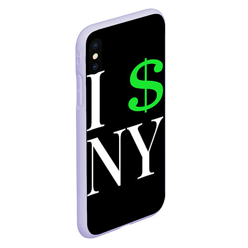 Чехол iPhone XS Max матовый I steal NY - Payday 3 / 3D-Светло-сиреневый – фото 2