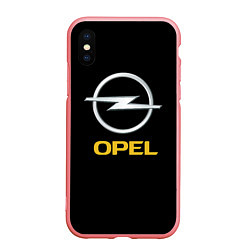 Чехол iPhone XS Max матовый Opel sport car, цвет: 3D-баблгам