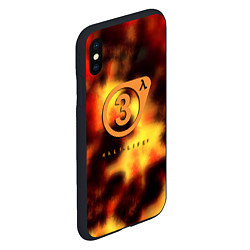 Чехол iPhone XS Max матовый Half life game, цвет: 3D-черный — фото 2