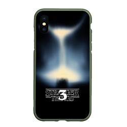 Чехол iPhone XS Max матовый Загадочные события 3