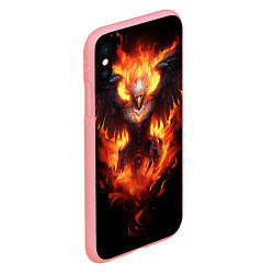 Чехол iPhone XS Max матовый Стремительный Феникс, цвет: 3D-баблгам — фото 2