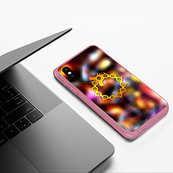 Чехол iPhone XS Max матовый Семь смертных грехов аниме, цвет: 3D-малиновый — фото 2