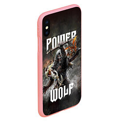 Чехол iPhone XS Max матовый Powerwolf: werewolf, цвет: 3D-баблгам — фото 2