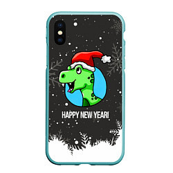 Чехол iPhone XS Max матовый Happy new year 2024