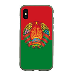 Чехол iPhone XS Max матовый Республика Беларусь