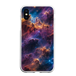 Чехол iPhone XS Max матовый Космическая туманность