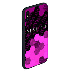 Чехол iPhone XS Max матовый Destiny pro gaming посередине, цвет: 3D-черный — фото 2