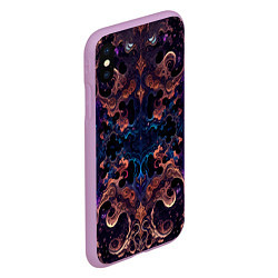 Чехол iPhone XS Max матовый Галактическая сказка, цвет: 3D-сиреневый — фото 2