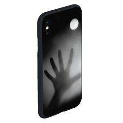 Чехол iPhone XS Max матовый Рука в ночном тумане, цвет: 3D-черный — фото 2