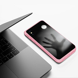 Чехол iPhone XS Max матовый Рука в ночном тумане, цвет: 3D-баблгам — фото 2