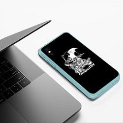 Чехол iPhone XS Max матовый Спецназ ГРУ армия, цвет: 3D-мятный — фото 2