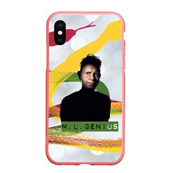 Чехол iPhone XS Max матовый Depeche Mode - Martin Gore VCMG, цвет: 3D-баблгам