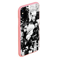 Чехол iPhone XS Max матовый Сатору Годжо - Магическая Битва, цвет: 3D-баблгам — фото 2