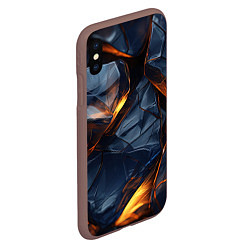 Чехол iPhone XS Max матовый Нестандартный порядок, цвет: 3D-коричневый — фото 2