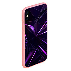 Чехол iPhone XS Max матовый Фиолетовый хрусталь, цвет: 3D-баблгам — фото 2