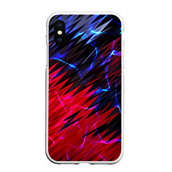 Чехол iPhone XS Max матовый Вибро волны