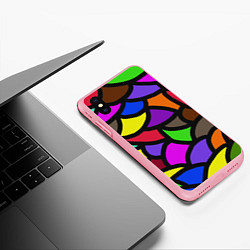 Чехол iPhone XS Max матовый Яркие краски жизни, цвет: 3D-баблгам — фото 2