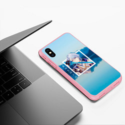 Чехол iPhone XS Max матовый Камисато Аято, цвет: 3D-баблгам — фото 2