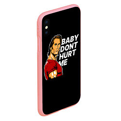 Чехол iPhone XS Max матовый Baby dont hurt me - Mike OHearn, цвет: 3D-баблгам — фото 2