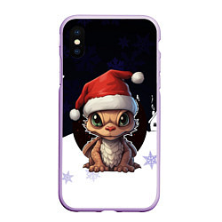 Чехол iPhone XS Max матовый Новогодний символ 2024