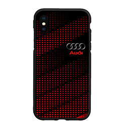 Чехол iPhone XS Max матовый Audi sportdot