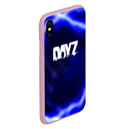 Чехол iPhone XS Max матовый Dayz strom gradient / 3D-Розовый – фото 2