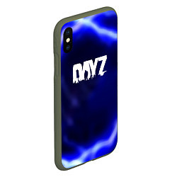 Чехол iPhone XS Max матовый Dayz strom gradient, цвет: 3D-темно-зеленый — фото 2